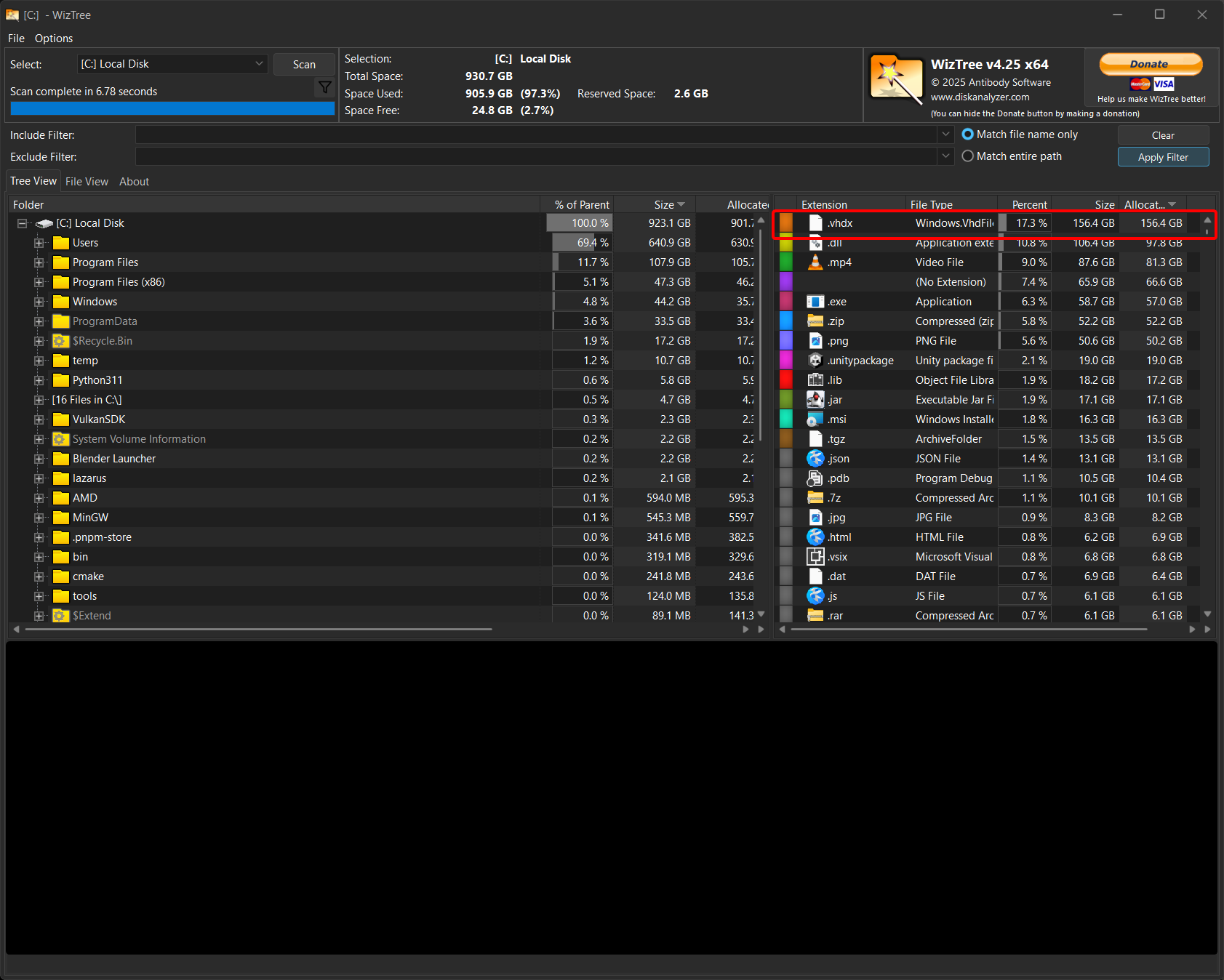 The focus is on the right panel,
which has the `.vhdx` file extension
